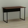 Письмовий стіл Майк-1 венге, ТОВЩИНА СТІЛЬНИЦІ ДСП: 16 мм, ШИРИНА СТІЛЬНИЦІ: 140 см, ГЛИБИНА СТІЛЬНИЦІ: 70 см, КОЛІР МЕТАЛУ: ЧОРНИЙ, КОЛІР ДСП: ВЕНГЕ МАГИЯ, зображення 2