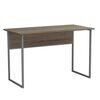 Письмовий стіл Коді-1 трюфель, ТОВЩИНА СТІЛЬНИЦІ ДСП: 16 мм, ШИРИНА СТІЛЬНИЦІ: 140 см, ГЛИБИНА СТІЛЬНИЦІ: 70 см, КОЛІР МЕТАЛУ: СІРИЙ, КОЛІР ДСП: ТРЮФЕЛЬ