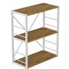 Етажера на 3 полиці Коннект-360 артизан, КОЛІР МЕТАЛУ: БІЛИЙ, КОЛІР ДСП: АРТИЗАН