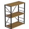 Этажерка на 3 полки Коннект-360 артизан, ЦВЕТ МЕТАЛЛА: ЧЕРНЫЙ, ЦВЕТ ДСП: АРТИЗАН