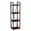 Стелаж на 4 полиці Коннект-434 венге, КОЛІР МЕТАЛУ: ЧОРНИЙ, КОЛІР ДСП: ВЕНГЕ МАГИЯ