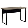 Письменный стол Майк-1 трюфель, ТОЛЩИНА СТОЛЕШНИЦЫ ДСП: 16 мм, ШИРИНА СТОЛЕШНИЦЫ: 100 см, ГЛУБИНА СТОЛЕШНИЦЫ: 70 см, ЦВЕТ МЕТАЛЛА: ЧЕРНЫЙ, ЦВЕТ ДСП: ТРЮФЕЛЬ