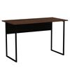 Письменный стол Майк-1 венге, ТОЛЩИНА СТОЛЕШНИЦЫ ДСП: 16 мм, ШИРИНА СТОЛЕШНИЦЫ: 120 см, ГЛУБИНА СТОЛЕШНИЦЫ: 70 см, ЦВЕТ МЕТАЛЛА: ЧЕРНЫЙ, ЦВЕТ ДСП: ВЕНГЕ МАГИЯ