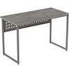 Письменный стол Майк-1 бетон, ТОЛЩИНА СТОЛЕШНИЦЫ ДСП: 16 мм, ШИРИНА СТОЛЕШНИЦЫ: 140 см, ГЛУБИНА СТОЛЕШНИЦЫ: 60 см, ЦВЕТ МЕТАЛЛА: СЕРЫЙ, ЦВЕТ ДСП: БЕТОН
