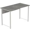 Письменный стол Курт-1 бетон, ТОЛЩИНА СТОЛЕШНИЦЫ ДСП: 16 мм, ШИРИНА СТОЛЕШНИЦЫ: 100 см, ГЛУБИНА СТОЛЕШНИЦЫ: 70 см, ЦВЕТ МЕТАЛЛА: БЕЛЫЙ, ЦВЕТ ДСП: БЕТОН