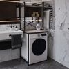Стеллаж полка для стиральной машинки Вашелф-403 дуб кремона канолло, КОЛІР МЕТАЛУ: ЧОРНИЙ, КОЛІР ДСП: ДУБ КРЕМОНА КАНОЛЛО, зображення 4