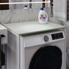 Стеллаж полиця над пральною машиною Вашелф-401 кашемір, КОЛІР МЕТАЛУ: БІЛИЙ, КОЛІР ДСП: КАШЕМІР, зображення 5