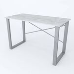 Стол письменный Дейв-2L урбан лайт, ТОВЩИНА СТІЛЬНИЦІ ДСП: 16 мм, ШИРИНА СТІЛЬНИЦІ: 140 см, ГЛИБИНА СТІЛЬНИЦІ: 70 см, КОЛІР МЕТАЛУ: СІРИЙ, КОЛІР ДСП: БЕТОН