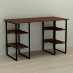 Стіл офісний Карен-4 венге, ТОВЩИНА СТІЛЬНИЦІ ДСП: 16 мм, ШИРИНА СТІЛЬНИЦІ: 120 см, ГЛИБИНА СТІЛЬНИЦІ: 70 см, КОЛІР МЕТАЛУ: ЧОРНИЙ, КОЛІР ДСП: ВЕНГЕ МАГИЯ