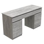 Стіл письмовий з тумбами Віто-2 урбан лайт, ТОВЩИНА СТІЛЬНИЦІ ДСП: 16 мм, ШИРИНА СТІЛЬНИЦІ: 140 см, ГЛИБИНА СТІЛЬНИЦІ: 50 см, КОЛІР ДСП: БЕТОН