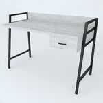 Стол письменный Форт-1 урбан лайт, ТОЛЩИНА СТОЛЕШНИЦЫ ДСП: 32 мм, ШИРИНА СТОЛЕШНИЦЫ: 120 см, ГЛУБИНА СТОЛЕШНИЦЫ: 60 см, ЦВЕТ МЕТАЛЛА: ЧЕРНЫЙ, ЦВЕТ ДСП: БЕТОН