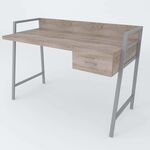 Стол письменный Форт-1 трюфель, ТОЛЩИНА СТОЛЕШНИЦЫ ДСП: 32 мм, ШИРИНА СТОЛЕШНИЦЫ: 120 см, ГЛУБИНА СТОЛЕШНИЦЫ: 60 см, ЦВЕТ МЕТАЛЛА: СЕРЫЙ, ЦВЕТ ДСП: ТРЮФЕЛЬ