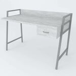 Стол письменный Форт-1 урбан лайт, ТОЛЩИНА СТОЛЕШНИЦЫ ДСП: 32 мм, ШИРИНА СТОЛЕШНИЦЫ: 120 см, ГЛУБИНА СТОЛЕШНИЦЫ: 60 см, ЦВЕТ МЕТАЛЛА: СЕРЫЙ, ЦВЕТ ДСП: БЕТОН