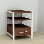 Тумба приліжкова з полицями та шухлядою Vivien-11