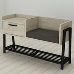 Банкетка зі спинкою в передпокій Бьянка-1