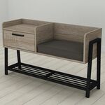 Банкетка зі спинкою в передпокій Бьянка-1