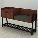 Банкетка зі спинкою в передпокій Бьянка-1