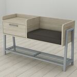 Банкетка зі спинкою в передпокій Бьянка-1