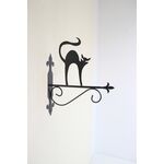 Декоративний кронштейн для підвісних квітів "Кіт"