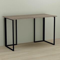 Стіл письмовий Ханна-1, ТОВЩИНА СТІЛЬНИЦІ ДСП: 16 мм, ШИРИНА СТІЛЬНИЦІ: 100 см, ГЛИБИНА СТІЛЬНИЦІ: 60 см, КОЛІР МЕТАЛУ: ЧОРНИЙ, КОЛІР ДСП: ТРЮФЕЛЬ