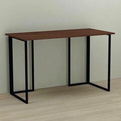 Стіл письмовий Ханна-1, ТОВЩИНА СТІЛЬНИЦІ ДСП: 16 мм, ШИРИНА СТІЛЬНИЦІ: 100 см, ГЛИБИНА СТІЛЬНИЦІ: 60 см, КОЛІР МЕТАЛУ: ЧОРНИЙ, КОЛІР ДСП: ВЕНГЕ МАГИЯ