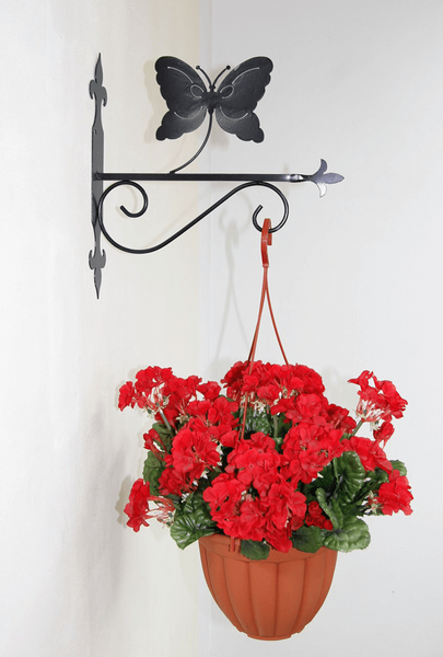Декоративный кронштейн для подвесных цветов "Мотылек", зображення 2