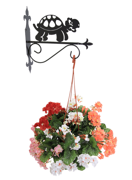 Декоративный настенный кронштейн для подвесных цветов "Черепашка", зображення 2