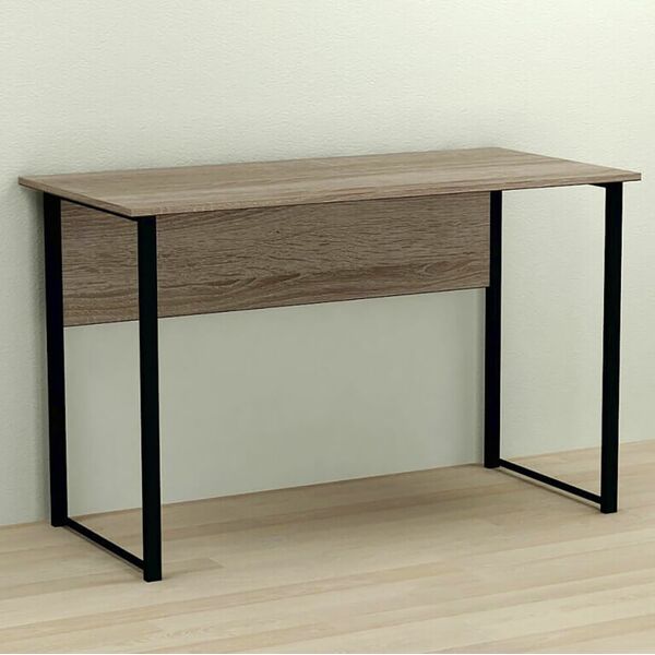 Письмовий стіл Курт-1 трюфель, ТОВЩИНА СТІЛЬНИЦІ ДСП: 16 мм, ШИРИНА СТІЛЬНИЦІ: 120 см, ГЛИБИНА СТІЛЬНИЦІ: 60 см, КОЛІР МЕТАЛУ: ЧОРНИЙ, КОЛІР ДСП: ТРЮФЕЛЬ, зображення 2