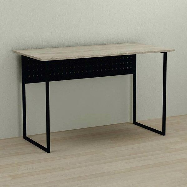 Письмовий стіл Майк-1 сонома, ТОВЩИНА СТІЛЬНИЦІ ДСП: 16 мм, ШИРИНА СТІЛЬНИЦІ: 100 см, ГЛИБИНА СТІЛЬНИЦІ: 60 см, КОЛІР МЕТАЛУ: ЧОРНИЙ, КОЛІР ДСП: СОНОМА, зображення 2