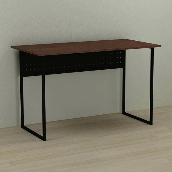 Письмовий стіл Майк-1 венге, ТОВЩИНА СТІЛЬНИЦІ ДСП: 16 мм, ШИРИНА СТІЛЬНИЦІ: 100 см, ГЛИБИНА СТІЛЬНИЦІ: 60 см, КОЛІР МЕТАЛУ: ЧОРНИЙ, КОЛІР ДСП: ВЕНГЕ МАГИЯ, зображення 2