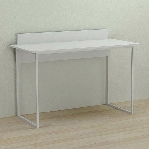 Стіл для школяра Скай-1 білий, ТОВЩИНА СТІЛЬНИЦІ ДСП: 16 мм, ШИРИНА СТІЛЬНИЦІ: 140 см, ГЛИБИНА СТІЛЬНИЦІ: 70 см, КОЛІР МЕТАЛУ: БІЛИЙ, КОЛІР ДСП: БІЛИЙ