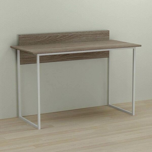 Стіл для школяра Скай-1 трюфель, ТОВЩИНА СТІЛЬНИЦІ ДСП: 16 мм, ШИРИНА СТІЛЬНИЦІ: 140 см, ГЛИБИНА СТІЛЬНИЦІ: 70 см, КОЛІР МЕТАЛУ: БІЛИЙ, КОЛІР ДСП: ТРЮФЕЛЬ