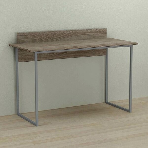 Стіл для школяра Скай-1 трюфель, ТОВЩИНА СТІЛЬНИЦІ ДСП: 16 мм, ШИРИНА СТІЛЬНИЦІ: 120 см, ГЛИБИНА СТІЛЬНИЦІ: 60 см, КОЛІР МЕТАЛУ: СІРИЙ, КОЛІР ДСП: ТРЮФЕЛЬ