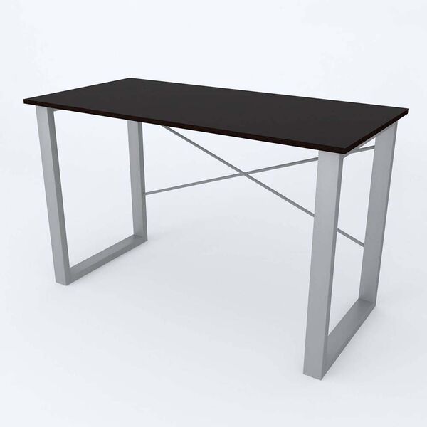 Стіл письмовий Дейв-2L венге, ТОВЩИНА СТІЛЬНИЦІ ДСП: 16 мм, ШИРИНА СТІЛЬНИЦІ: 100 см, ГЛИБИНА СТІЛЬНИЦІ: 60 см, КОЛІР МЕТАЛУ: СІРИЙ, КОЛІР ДСП: ВЕНГЕ МАГИЯ