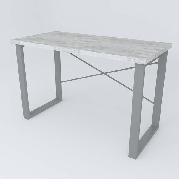 Стол письменный Дейв-2L урбан лайт, ТОВЩИНА СТІЛЬНИЦІ ДСП: 32 мм, ШИРИНА СТІЛЬНИЦІ: 100 см, ГЛИБИНА СТІЛЬНИЦІ: 60 см, КОЛІР МЕТАЛУ: СІРИЙ, КОЛІР ДСП: БЕТОН