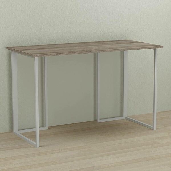 Стол письменный Ханна-1 трюфель, ТОЛЩИНА СТОЛЕШНИЦЫ ДСП: 16 мм, ШИРИНА СТОЛЕШНИЦЫ: 100 см, ГЛУБИНА СТОЛЕШНИЦЫ: 70 см, ЦВЕТ МЕТАЛЛА: БЕЛЫЙ, ЦВЕТ ДСП: ТРЮФЕЛЬ