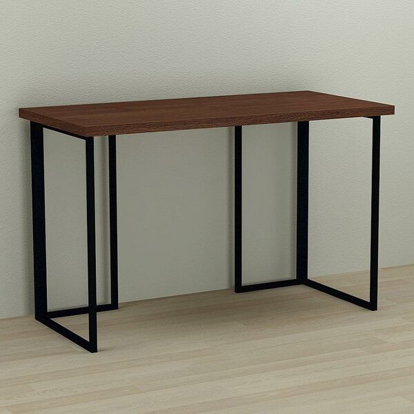 Стол письменный Ханна-1 венге, ТОЛЩИНА СТОЛЕШНИЦЫ ДСП: 32 мм, ШИРИНА СТОЛЕШНИЦЫ: 100 см, ГЛУБИНА СТОЛЕШНИЦЫ: 60 см, ЦВЕТ МЕТАЛЛА: ЧЕРНЫЙ, ЦВЕТ ДСП: ВЕНГЕ МАГИЯ