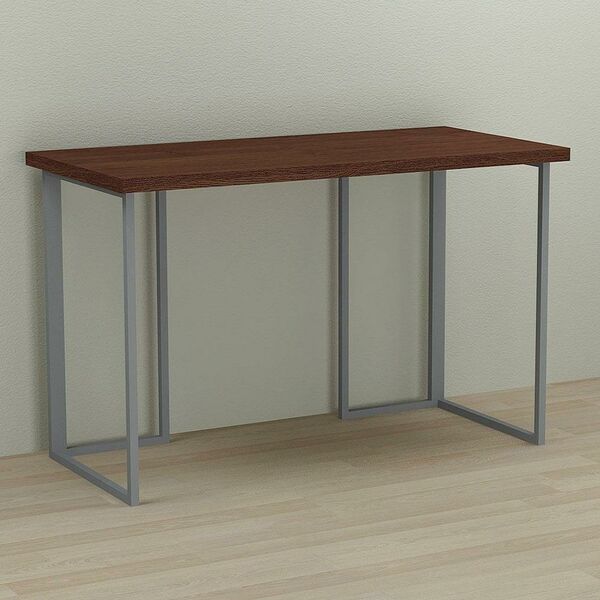 Стол письменный Ханна-1 венге, ТОЛЩИНА СТОЛЕШНИЦЫ ДСП: 32 мм, ШИРИНА СТОЛЕШНИЦЫ: 100 см, ГЛУБИНА СТОЛЕШНИЦЫ: 60 см, ЦВЕТ МЕТАЛЛА: СЕРЫЙ, ЦВЕТ ДСП: ВЕНГЕ МАГИЯ