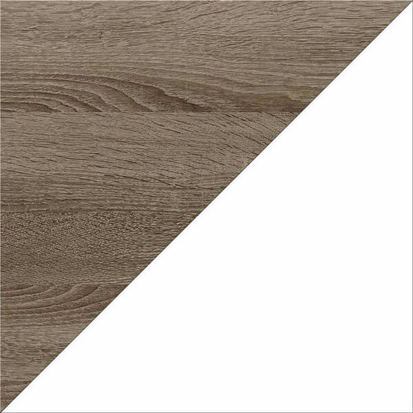 Шафа гардероб Френд-3 трюфель, КОЛІР МЕТАЛУ: БІЛИЙ, КОЛІР ДСП: ТРЮФЕЛЬ