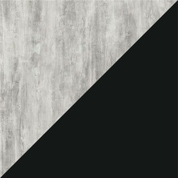 Стелаж на 4 полиці Коннект-434 бетон, КОЛІР МЕТАЛУ: ЧОРНИЙ, КОЛІР ДСП: БЕТОН