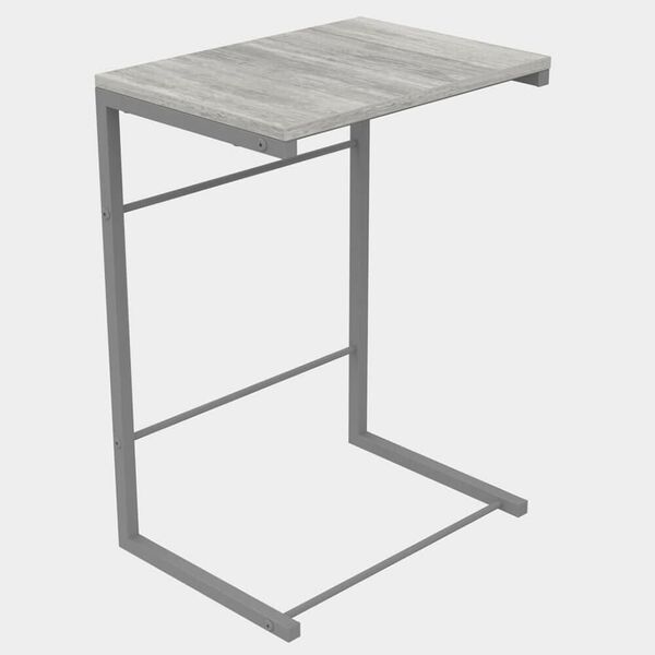 Приставний столик до дивану Террі-1 бетон, КОЛІР МЕТАЛУ: СІРИЙ, КОЛІР ДСП: БЕТОН