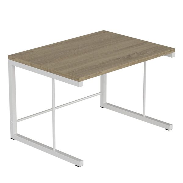 Підставка під мікрохвильовку Мікрошелф-1 сонома, КОЛІР МЕТАЛУ: БІЛИЙ, КОЛІР ДСП: СОНОМА