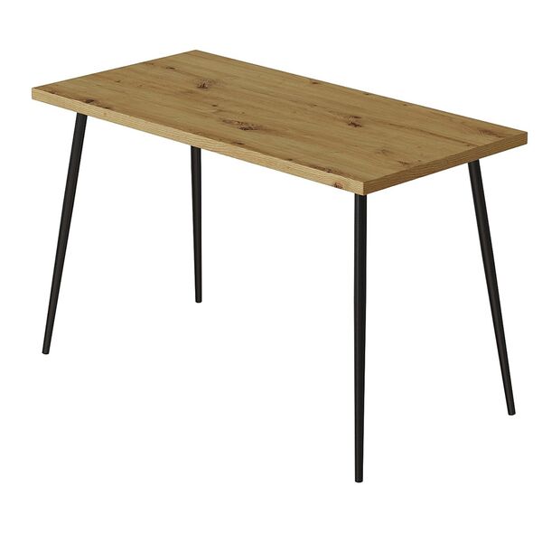 Обідній стіл Марсель-350 артизан, діаметр конуса ніжки: 50 мм, ТОВЩИНА СТІЛЬНИЦІ ДСП: 32 мм, ШИРИНА СТІЛЬНИЦІ: 120 см, ГЛИБИНА СТІЛЬНИЦІ: 70 см, КОЛІР МЕТАЛУ: ЧОРНИЙ, КОЛІР ДСП: АРТИЗАН