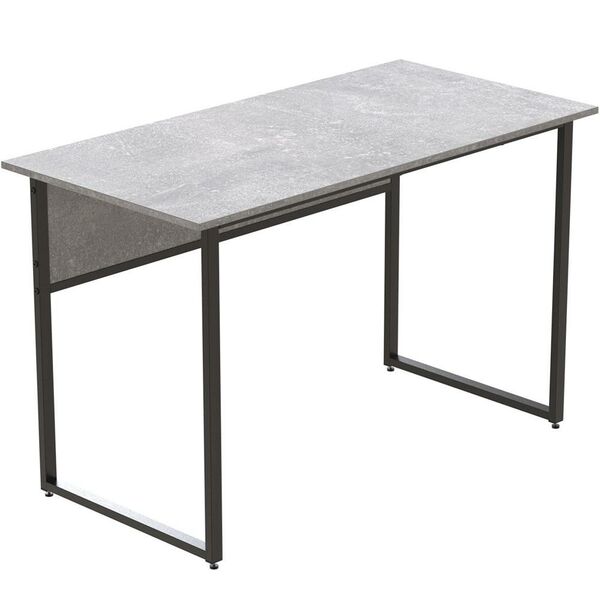 Письмовий стіл Коді-1 бетон, ТОВЩИНА СТІЛЬНИЦІ ДСП: 16 мм, ШИРИНА СТІЛЬНИЦІ: 100 см, ГЛИБИНА СТІЛЬНИЦІ: 60 см, КОЛІР МЕТАЛУ: ЧОРНИЙ, КОЛІР ДСП: БЕТОН