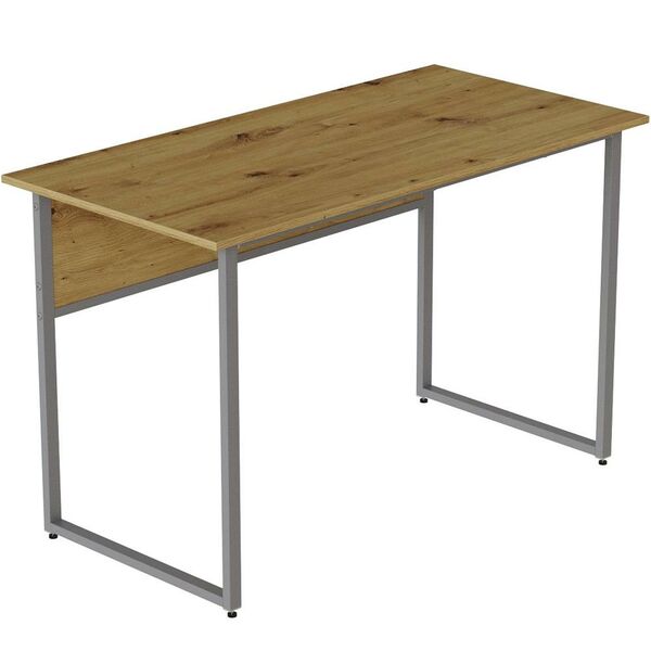 письмовий стіл Коді-1 артизан, ТОВЩИНА СТІЛЬНИЦІ ДСП: 16 мм, ШИРИНА СТІЛЬНИЦІ: 100 см, ГЛИБИНА СТІЛЬНИЦІ: 60 см, КОЛІР МЕТАЛУ: СІРИЙ, КОЛІР ДСП: АРТИЗАН