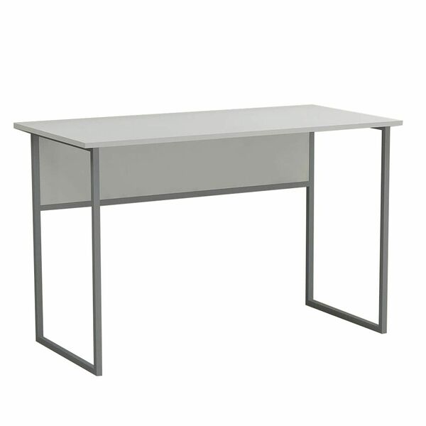 Письмовий стіл Коді-1 білий, ТОВЩИНА СТІЛЬНИЦІ ДСП: 16 мм, ШИРИНА СТІЛЬНИЦІ: 100 см, ГЛИБИНА СТІЛЬНИЦІ: 60 см, КОЛІР МЕТАЛУ: СІРИЙ, КОЛІР ДСП: БІЛИЙ