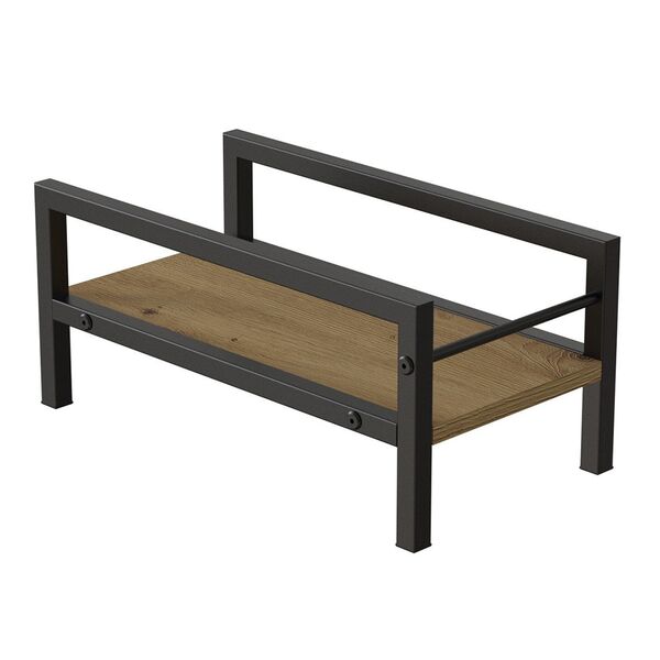 Підставка під системний блок Нік-1, КОЛІР МЕТАЛУ: ЧОРНИЙ, КОЛІР ДСП: АРТИЗАН