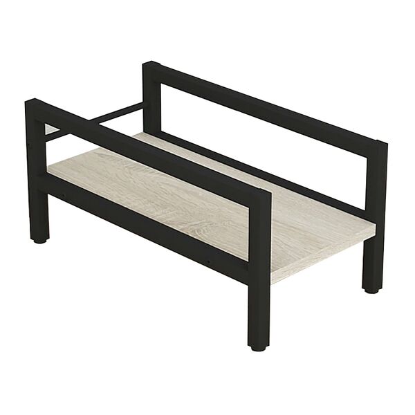 Підставка під системний блок Нік-1, КОЛІР МЕТАЛУ: ЧОРНИЙ, КОЛІР ДСП: СОНОМА