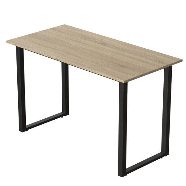 Письмовий стіл Корд-2 сонома, ТОВЩИНА СТІЛЬНИЦІ ДСП: 16 мм, ШИРИНА СТІЛЬНИЦІ: 140 см, ГЛИБИНА СТІЛЬНИЦІ: 60 см, КОЛІР МЕТАЛУ: ЧОРНИЙ, КОЛІР ДСП: СОНОМА