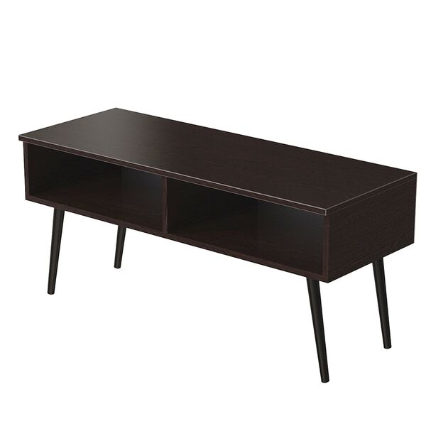 Тумба ТВ-2, ЦВЕТ МЕТАЛЛА: ЧЕРНЫЙ, ЦВЕТ ДСП: ВЕНГЕ МАГИЯ